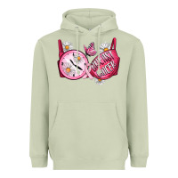 Matcha Hour Breast Cancer Bra Heavyweight Hoodie - Artiststas