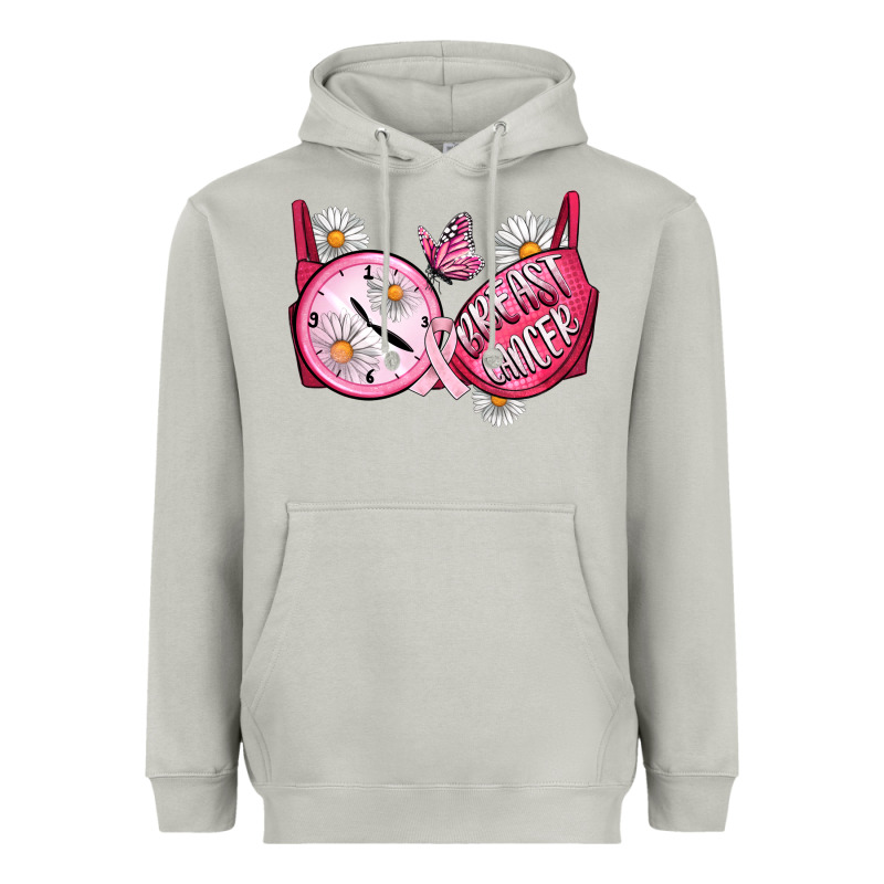 Hour Breast Cancer Bra Heavyweight Hoodie by Artiststas | Teevron