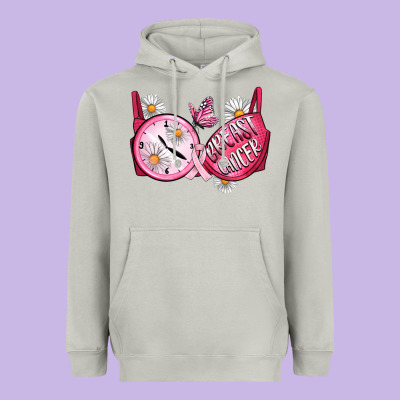 Hour Breast Cancer Bra Heavyweight Hoodie Designed By Artiststas