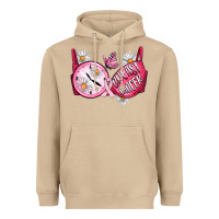 Mushroom Hour Breast Cancer Bra Heavyweight Hoodie - Artiststas