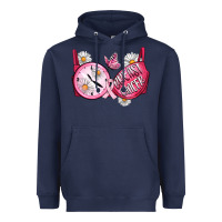 Navy Hour Breast Cancer Bra Heavyweight Hoodie - Artiststas