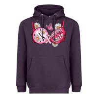 Plum Hour Breast Cancer Bra Heavyweight Hoodie - Artiststas