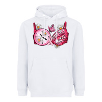 White Hour Breast Cancer Bra Heavyweight Hoodie - Artiststas