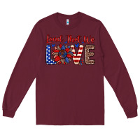 Burgundy land that we love Long Sleeve Tee - Zillion Design Studio