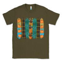 Army Green thanksgiving brushstrokes Classic Tee - RanaPortraitStore