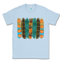 Dusty Blue thanksgiving brushstrokes Classic Tee - RanaPortraitStore