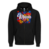 Black American mama heart Zipper Hoodie - Neo Western