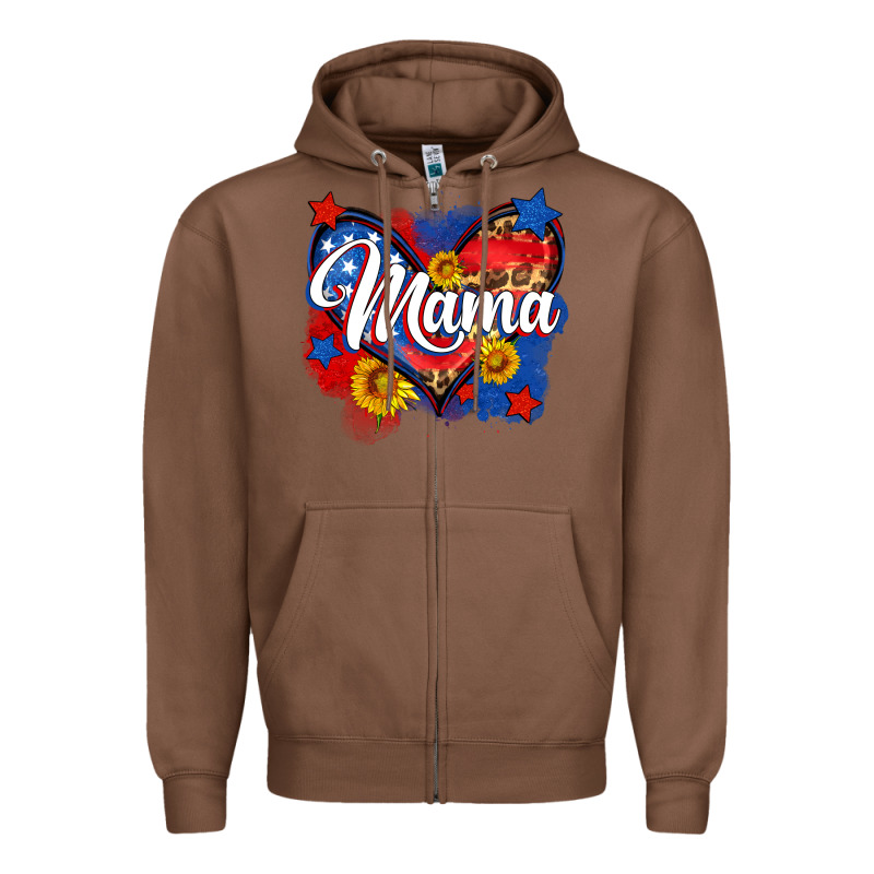 American Mama Heart Zipper Hoodie by Neo Western | Teevron