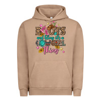 Pigment Burro boots and bling it's a cowgirl thing Urban Hoodie - MaliasSmallBusiness