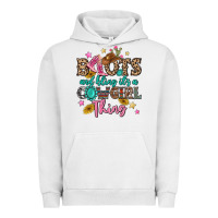 Pigment Lunar Rock boots and bling it's a cowgirl thing Urban Hoodie - MaliasSmallBusiness