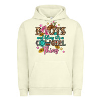 Pigment Pistachio boots and bling it's a cowgirl thing Urban Hoodie - MaliasSmallBusiness