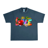 Midnight Navy love teacher summer Urban Heavy Tee - RanaPortraitStore