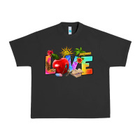 Pigment Black love teacher summer Urban Heavy Tee - RanaPortraitStore