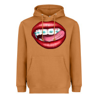 Meerkat Lips Dental Braces Heavyweight Hoodie - Artiststas