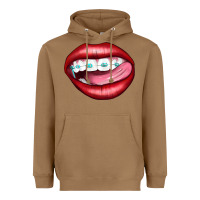 Toasted Coconut Lips Dental Braces Heavyweight Hoodie - Artiststas