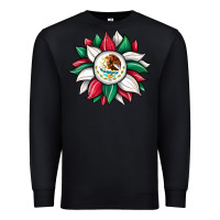 Black sunflower mexican flag Premium Sweatshirt - JahusDesignShop