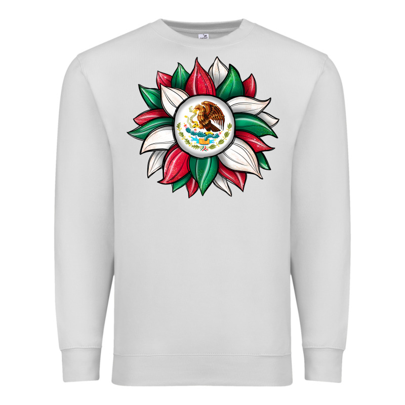 Sunflower Mexican Flag Premium Sweatshirt by JahusDesignShop | Teevron