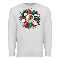 Dove Grey sunflower mexican flag Premium Sweatshirt - JahusDesignShop