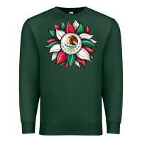Sports Green sunflower mexican flag Premium Sweatshirt - JahusDesignShop
