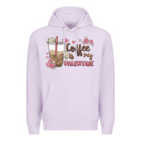 Lilac coffee is my valentine Premium Hoodie - MaliasSmallBusiness