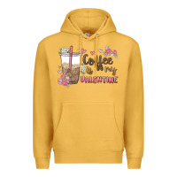 Mustard coffee is my valentine Premium Hoodie - MaliasSmallBusiness
