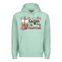 Seafoam coffee is my valentine Premium Hoodie - MaliasSmallBusiness