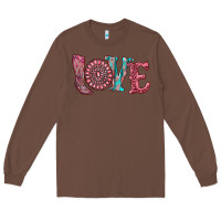 Chestnut valentine's day love with boots and gemstone Long Sleeve Tee - RanaPortraitStore