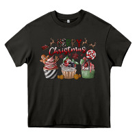 Asphalt Merry Christmas Heavy Core Tee - CowhideDigitalArt