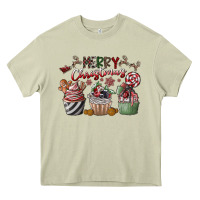 Mossy Merry Christmas Heavy Core Tee - CowhideDigitalArt