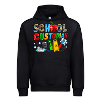 Black school custodian Urban Hoodie - NancyCooperArtShop