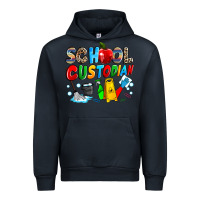 Navy school custodian Urban Hoodie - NancyCooperArtShop