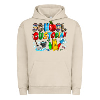 Pigment French Oak school custodian Urban Hoodie - NancyCooperArtShop