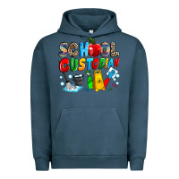 Pigment Midnight Navy school custodian Urban Hoodie - NancyCooperArtShop