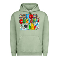 Pigment Oil Green school custodian Urban Hoodie - NancyCooperArtShop