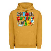 Pigment Peanut Butter school custodian Urban Hoodie - NancyCooperArtShop