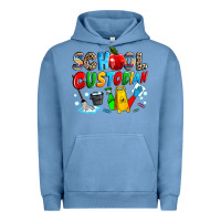 Pigment Pebble Blue school custodian Urban Hoodie - NancyCooperArtShop