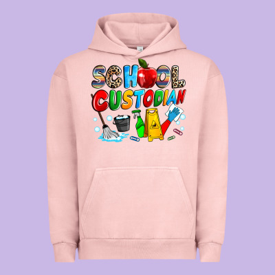 School Custodian Urban Hoodie Designed By Nancycooperartshop