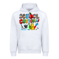 White school custodian Urban Hoodie - NancyCooperArtShop