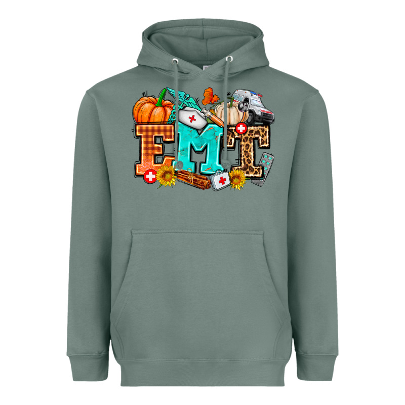 Emt With Fall Heavyweight Hoodie by AdoDesignShop | Teevron