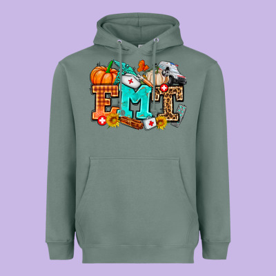 Emt With Fall Heavyweight Hoodie Designed By Adodesignshop