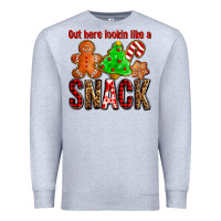 Heather Grey out here lookin like a snack ado Premium Sweatshirt - AdoDesignShop