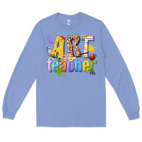 Colony Blue art teacher Long Sleeve Tee - texasbilliewilder