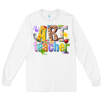 White art teacher Long Sleeve Tee - texasbilliewilder
