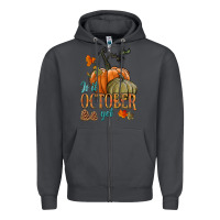 Smoke is it october yet Zipper Hoodie - HRA Design Shop