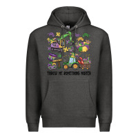Charcoal Heather throw me something mister Premium Hoodie - MaliasSmallBusiness