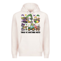 Pale Pink throw me something mister Premium Hoodie - MaliasSmallBusiness