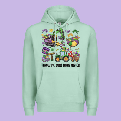 Throw Me Something Mister Premium Hoodie Designed By Maliassmallbusiness