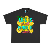 Pigment Black life is  make it sweet Urban Heavy Tee - RanaPortraitStore