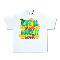 White life is  make it sweet Urban Heavy Tee - RanaPortraitStore