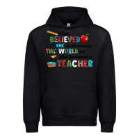 Black she believed she could change the world so she bec Urban Hoodie - NancyCooperArtShop